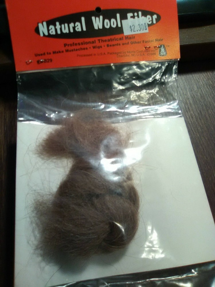 Morris~Natural Wool Fiber (Real)