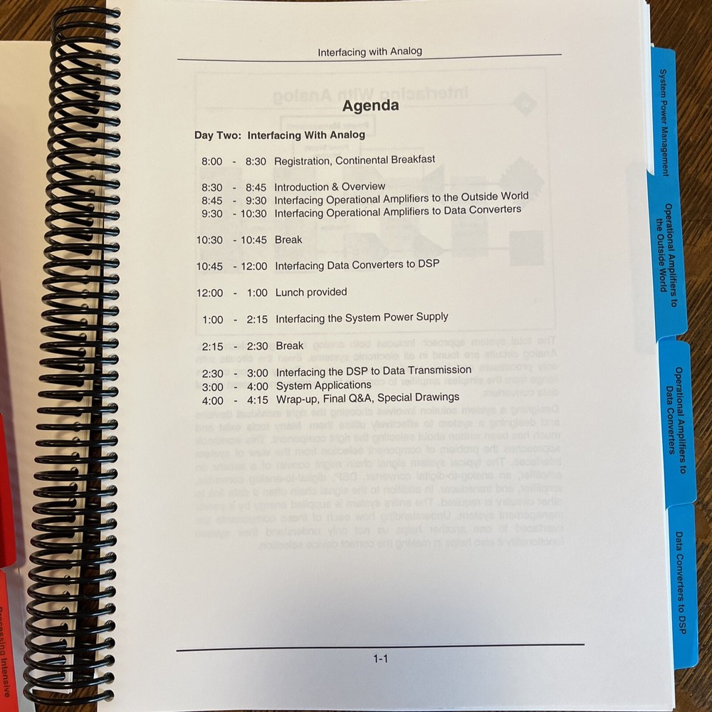 DSP Analog Technologies 1999 Seminar Series Coursebooks Set 2 Texas Instruments