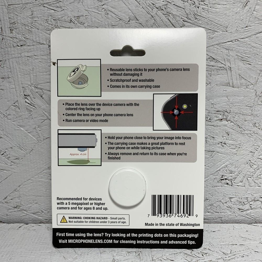 4X Magnification Micro Phone Camera Lens