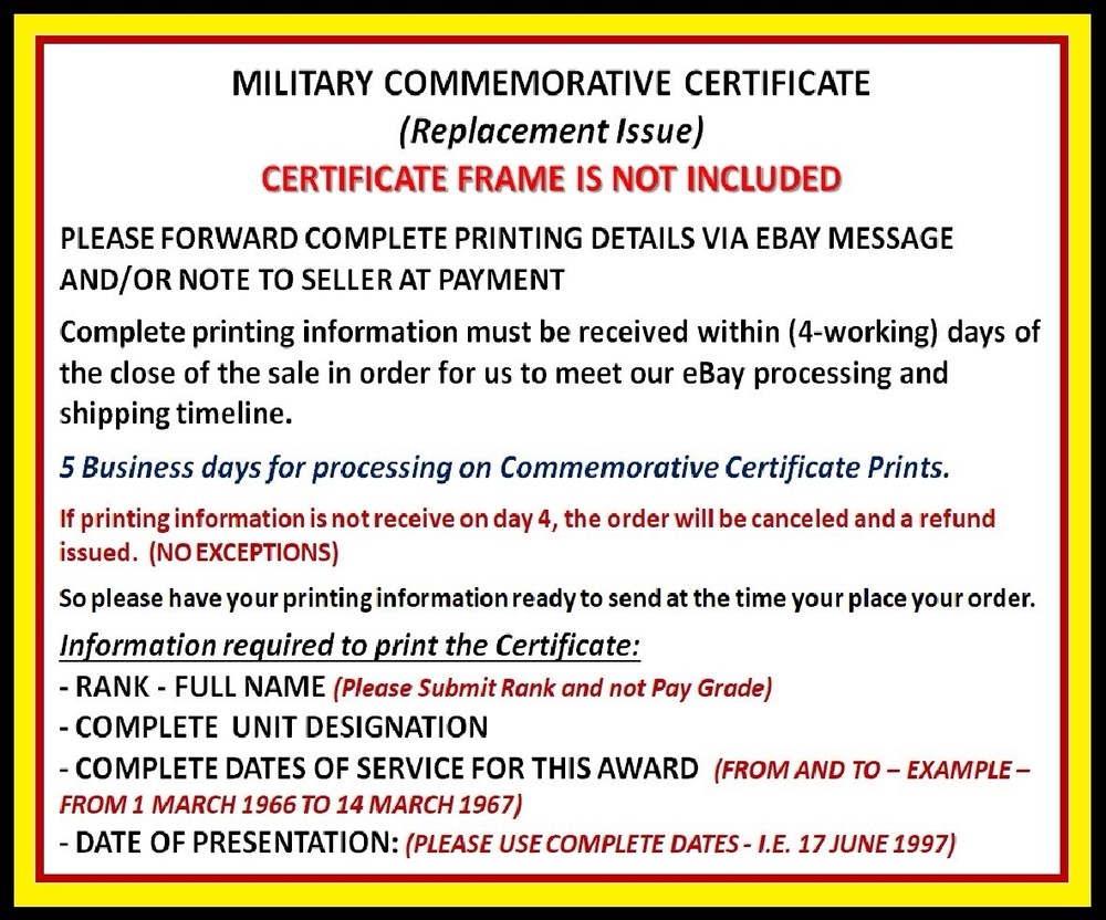 411TH INFANTRY REGIMENT / COMMEMORATIVE - CERTIFICATE OF COMMENDATION