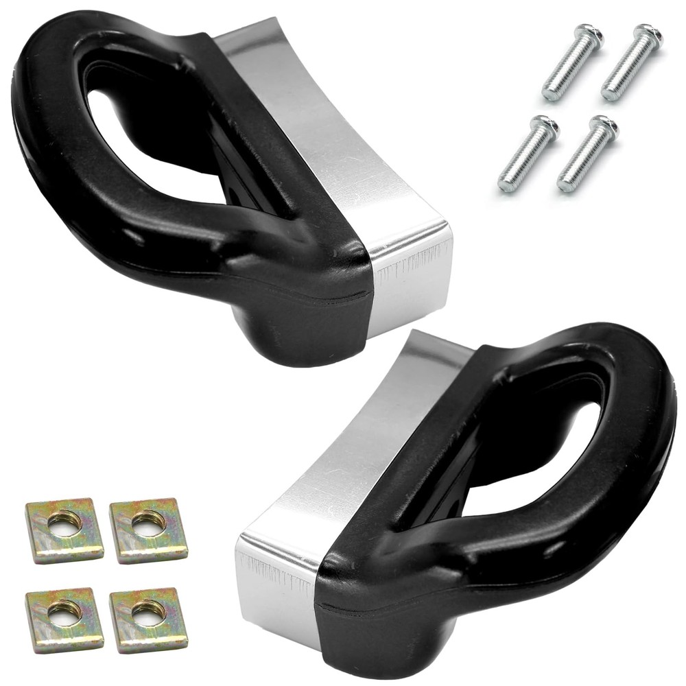 suiwotin 2pcs Pot Handle, Pan Handle Replacement for Sauce 2 Pieces, Black
