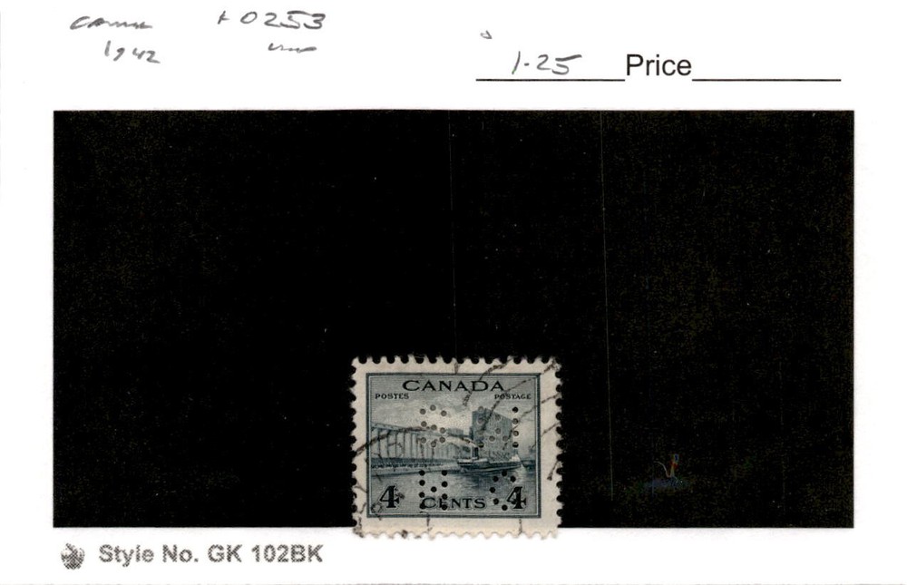 Canada, Postage Stamp, #O253 Used, 1942 Official (AB)