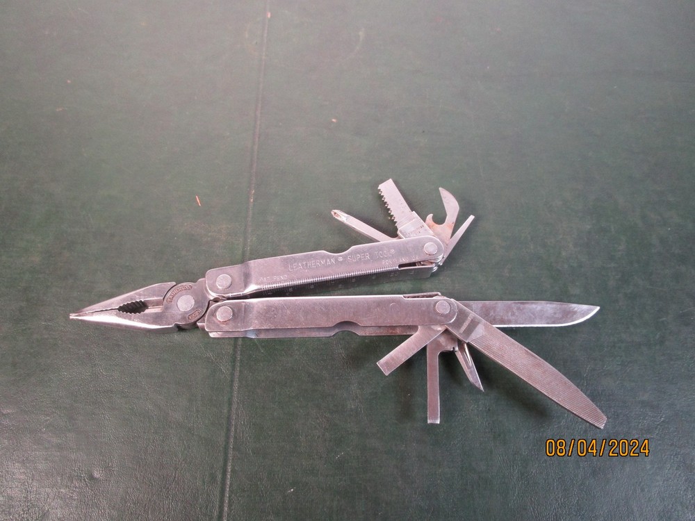 Vintage Leatherman USA Super Tool Multi Tool Broken Blades