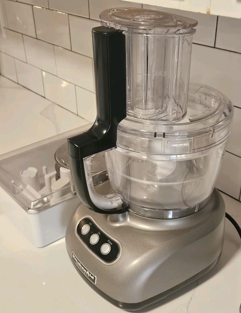 KitchenAid Architect 7-Cup Food Processor COMPLETE SET w/ Storage Case - Tested