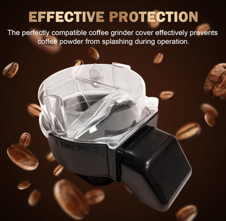 Replacement for Cuisinart Coffee Maker Clear Replacement Grinder Assembly Lid DG