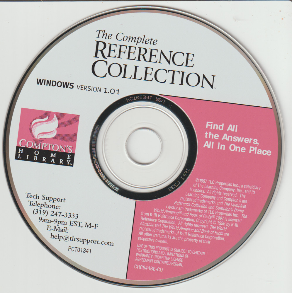 The Complete Reference Collection 1998 Edition PC, 1997, The Learning Company