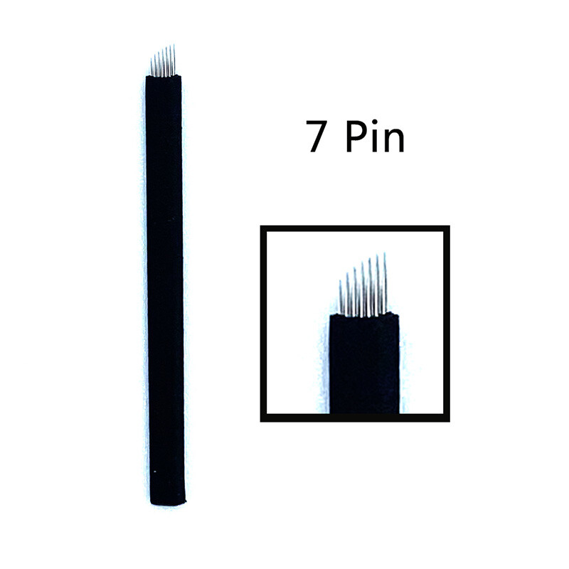 7F Pins Blades Microblading Needles Permanent Makeup Eyebrow Tattoo Microblade