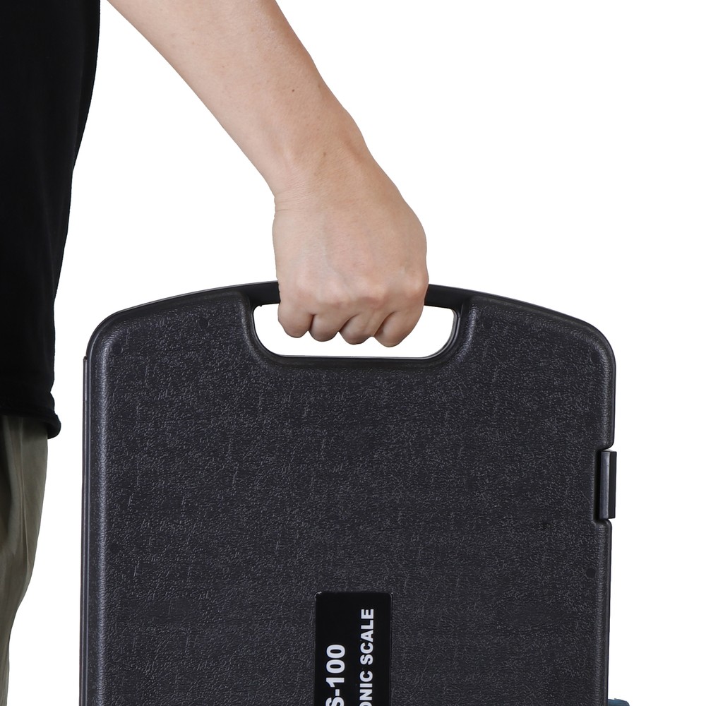 220 lbs Electronic A/C HVAC Refrigerant Charging Digital Weight Scale with Case