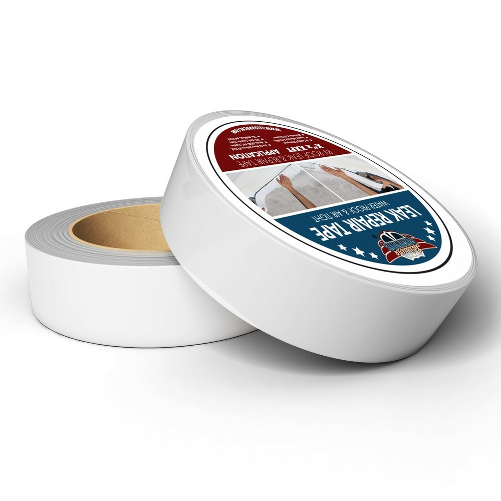LCW 2" x 25' RV Sealant Tape UV Weatherproof Roof Leaks Repair Seal Sticky White