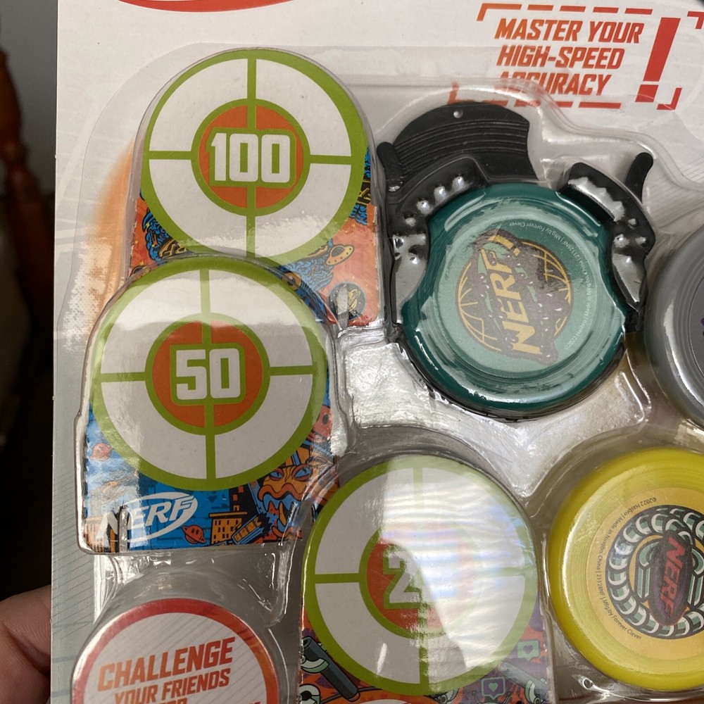 Target Master Nerf Disc Launcher With 3 Discs NEW With Targets 🎄🎄🎄