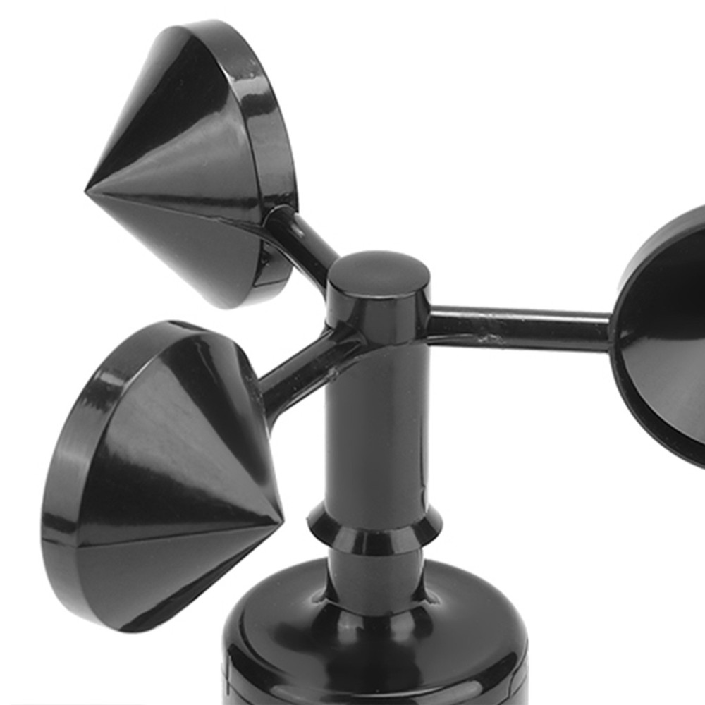 Environment Anemometer Output Pulse Type Three Cups Wind Speed Sensor