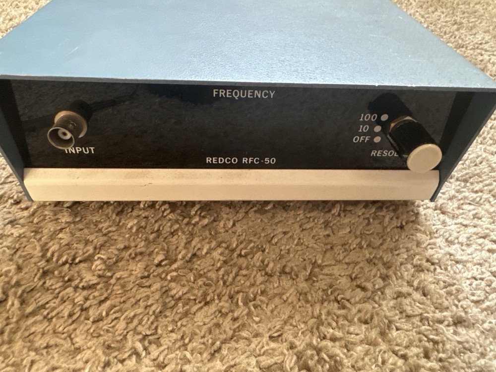 Vintage REDCO RFC-50 Frequency Counter Electronics Untested