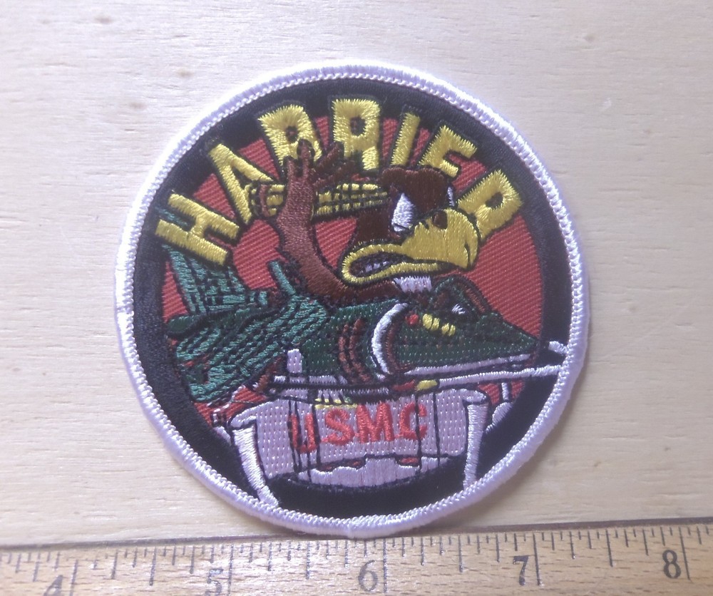 US Marine Corps - Harrier Embroidered Patch