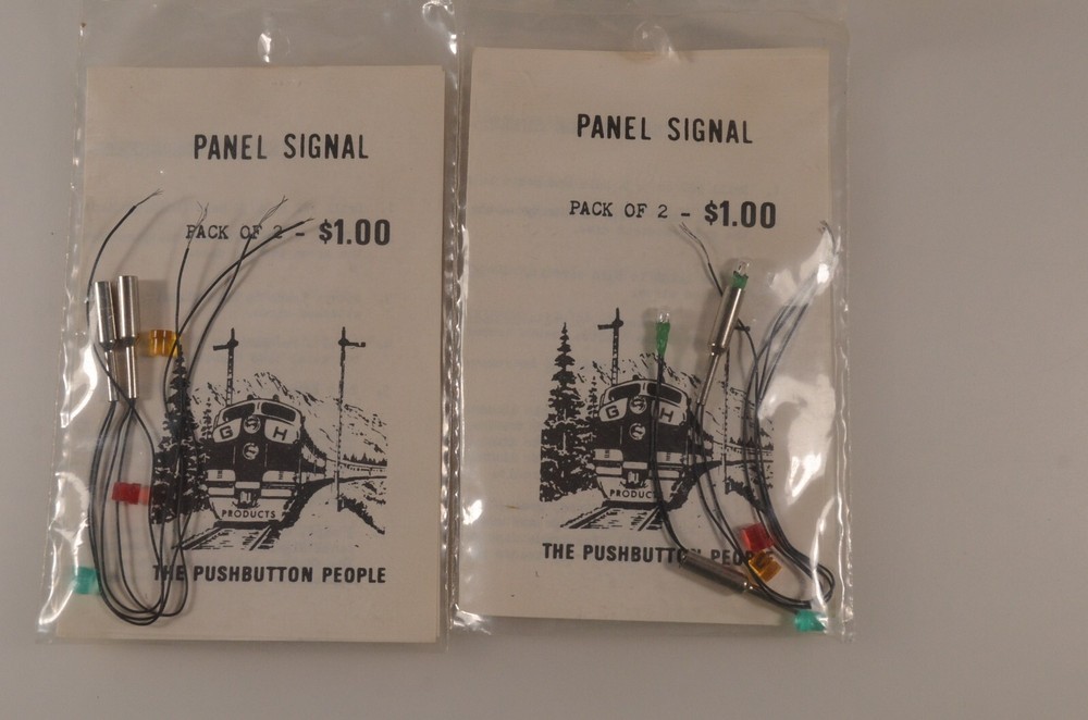 The Pushbutton People Panel Signal Lights - 2 Packages