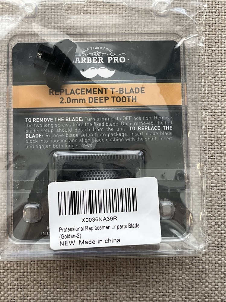 Barber Pro Replacement outlining trimmer blade 2.0mm Deep Tooth T-Blade
