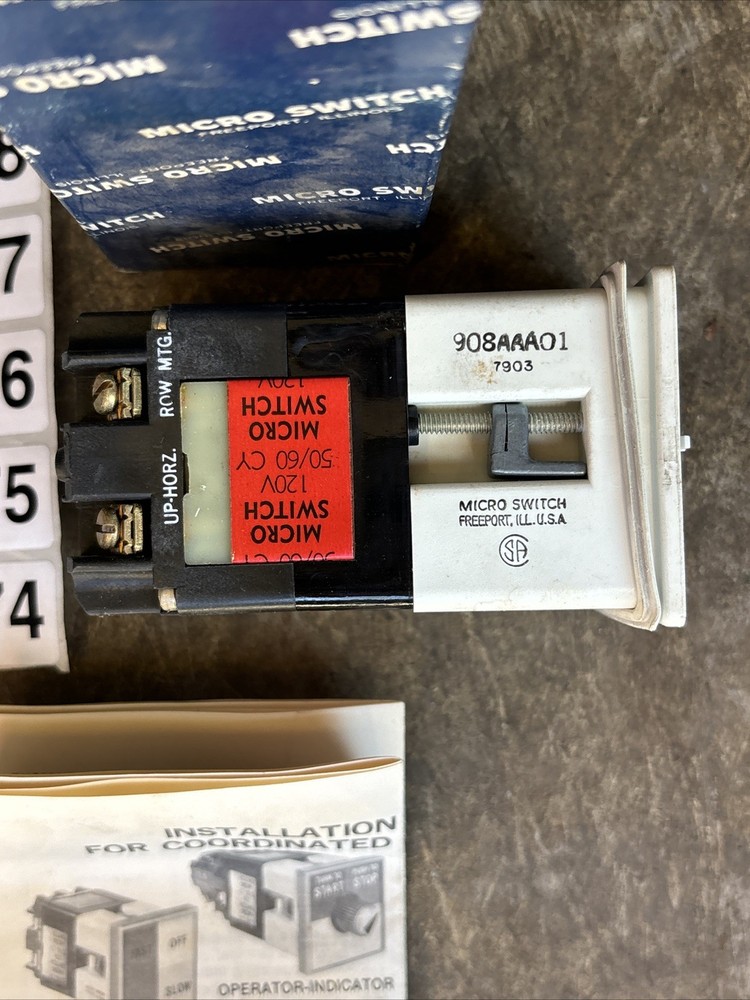 Honeywell Micro Switch 908AAA01 120V NIB