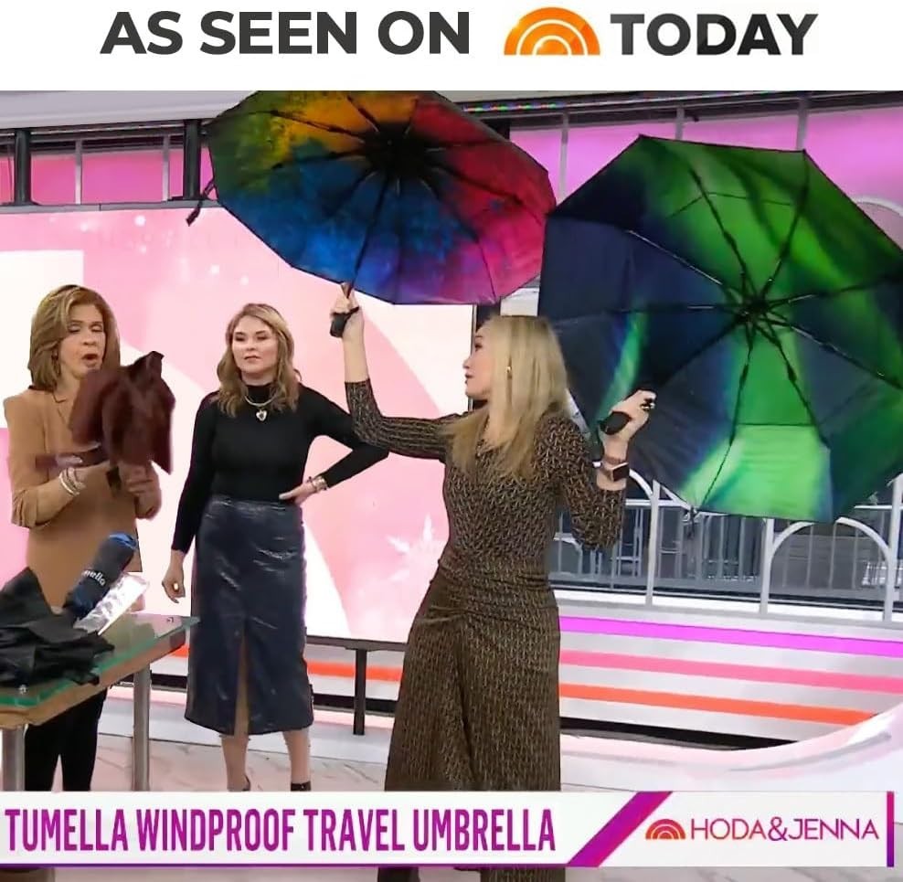 Compact Automatic Umbrella with Vibrant Designs: Ultimate Wind Protection