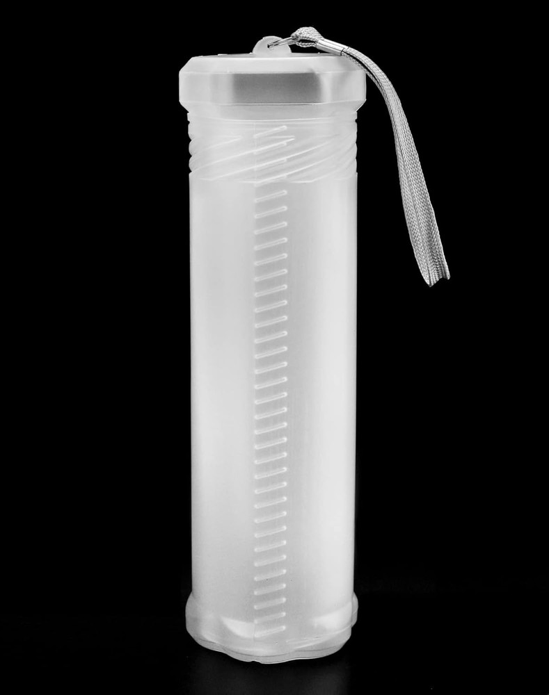 QWORK Extendable Artist Storage Tube - Durable Plastic, 2 Pack 2 Pack, Clear