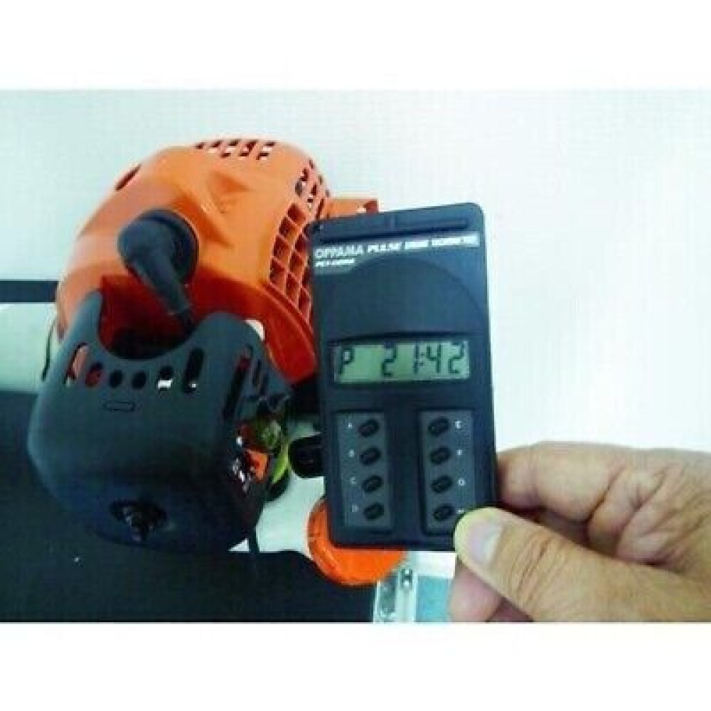 OSHIMA SANGYO PET-1100R OPPAMA Pulse Engine Tachometer Gasoline Engine Black