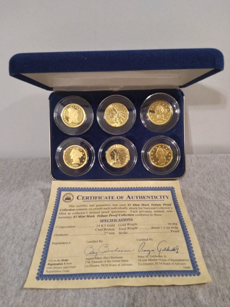 $5 MINT MARK TRIBUTE PROOF COLLECTION