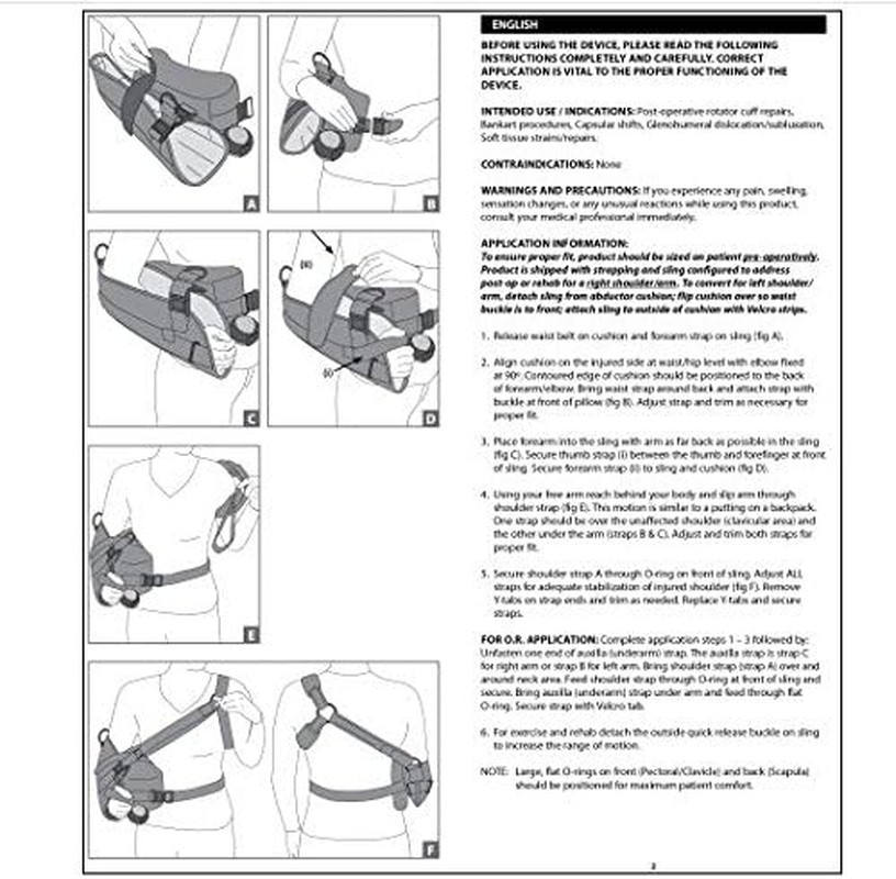 Ultrasling IV Shoulder Support Sling