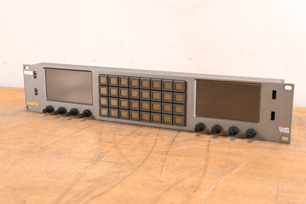 Evertz CP-2232E Advanced System Control Panel w/ 32 LCD Buttons (NO PSU) CG01V7E