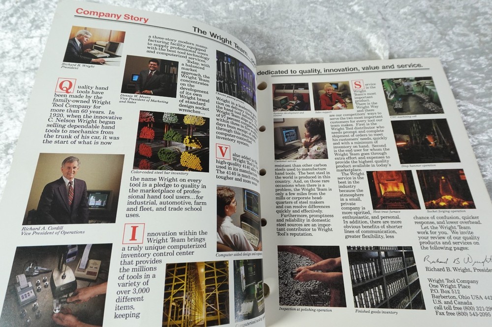 1992 Wright Tool Catalog 239 Pages Hand Tools
