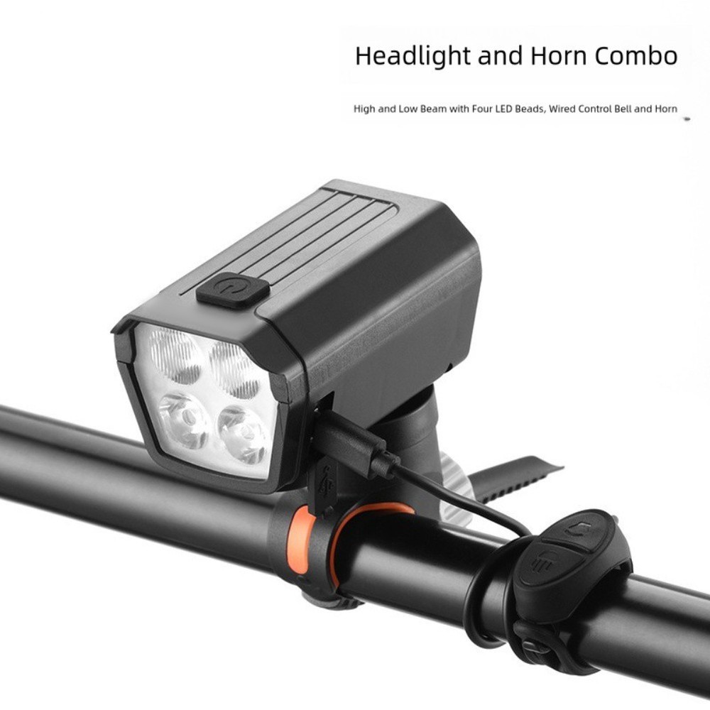 LED Bike Light Compact Size Lightweight Design Multiple Lighting Modes