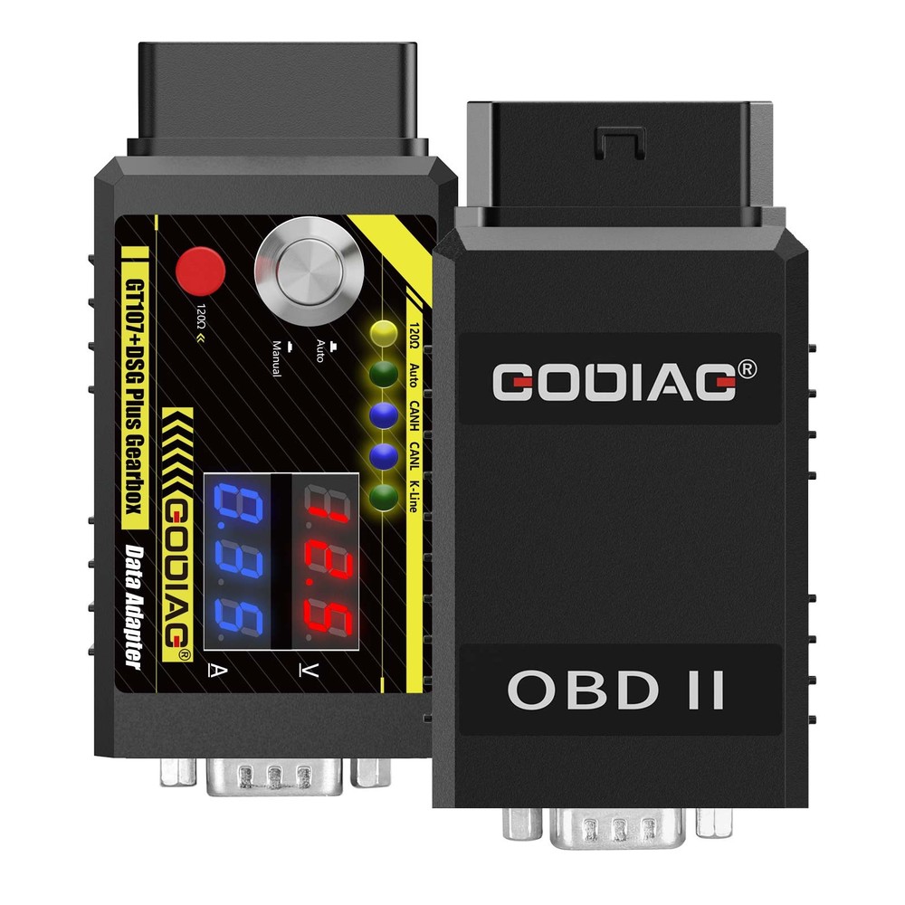 GODIAG GT107+ DSG Plus Gearbox Data Adapter with Voltage Current Display
