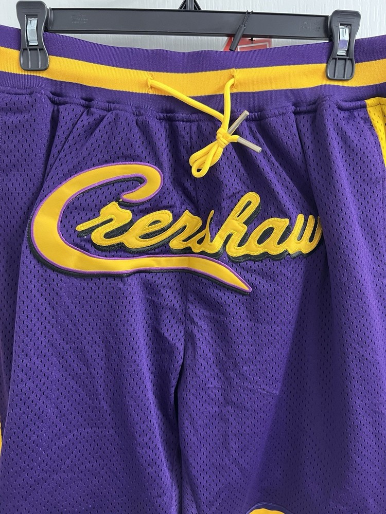 Headgear Classic Authentic Basketball Shorts Crenshaw Size Medium