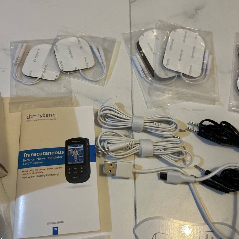 Comfytemp TENS EMS Unit Muscle Stimulator Tested Working w/ Box