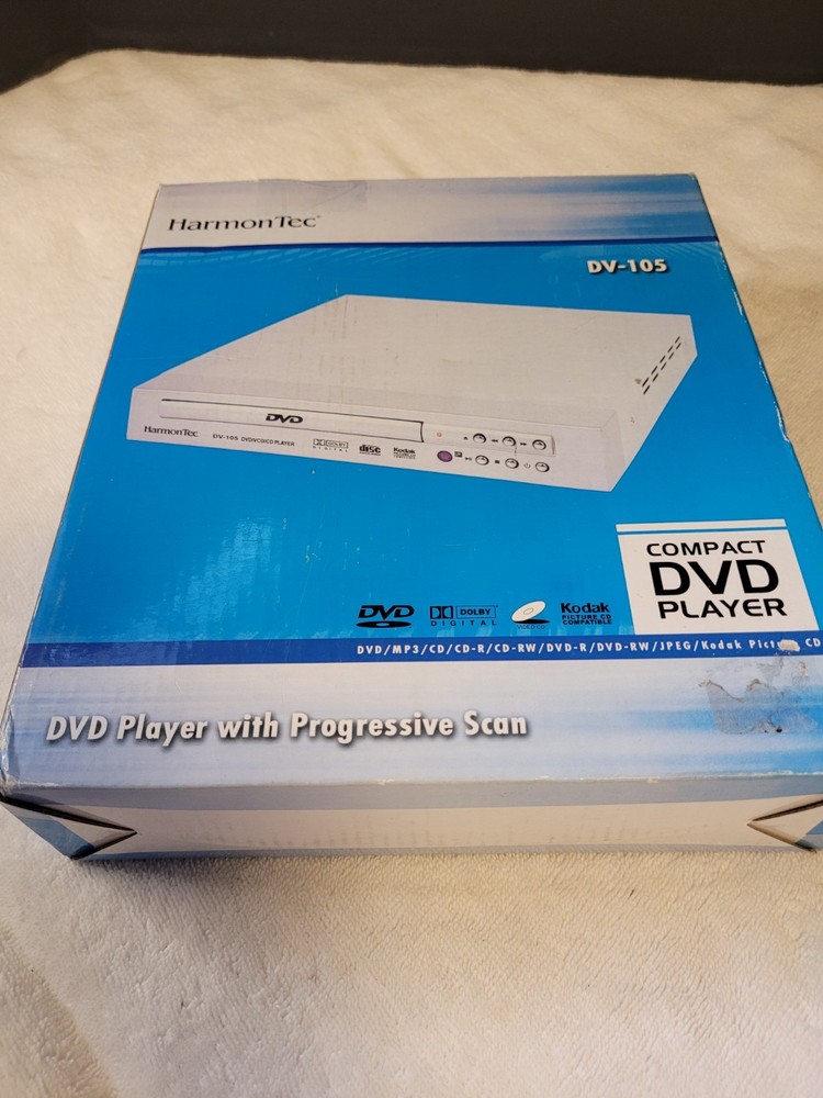 Harmon Tec DV-105 Progressive Scan DVD Player New