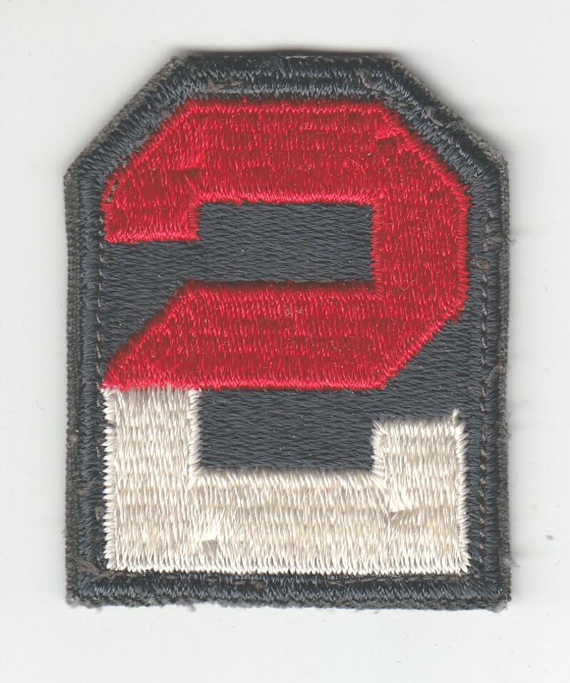 Army Patch: 2nd Army - VN era, cut edge