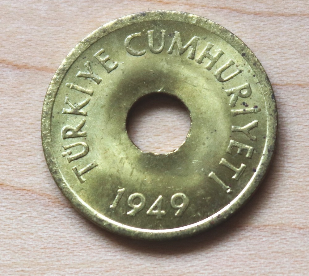 1949 Turkey 1 Kurus