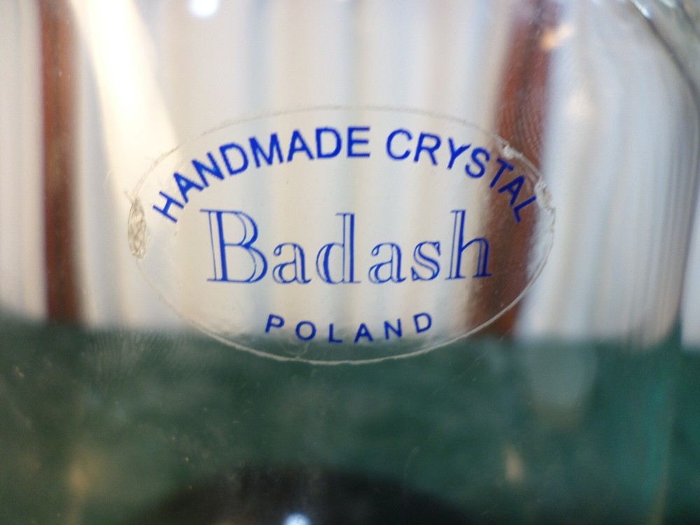 Exquisite Badash Poland Made Decorative Designed Handmade Clear Crystal Pitcher