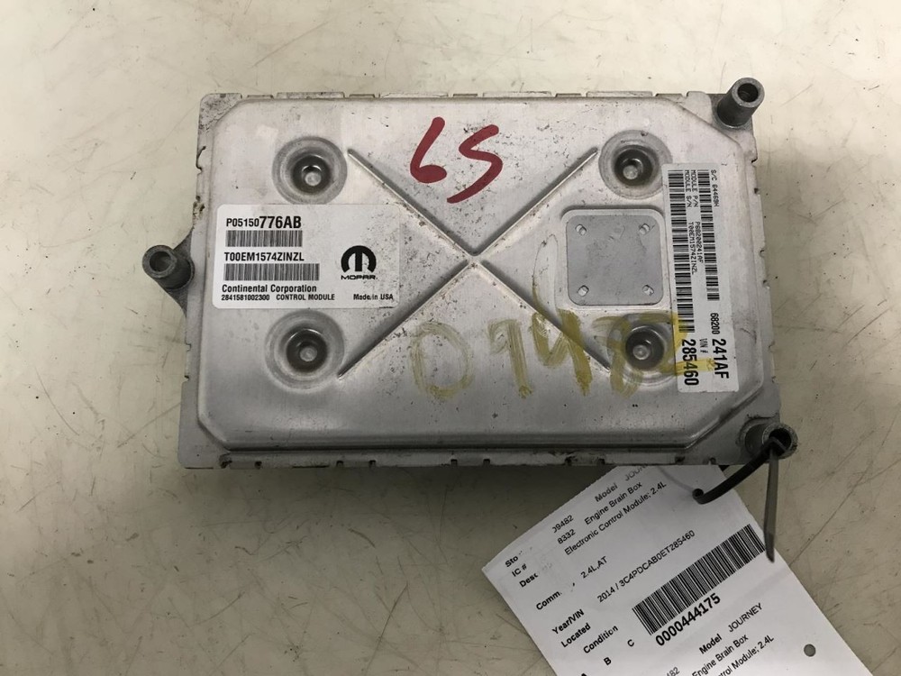 Engine ECM Electronic Control Module 2.4L Fits 14 JOURNEY 1054553