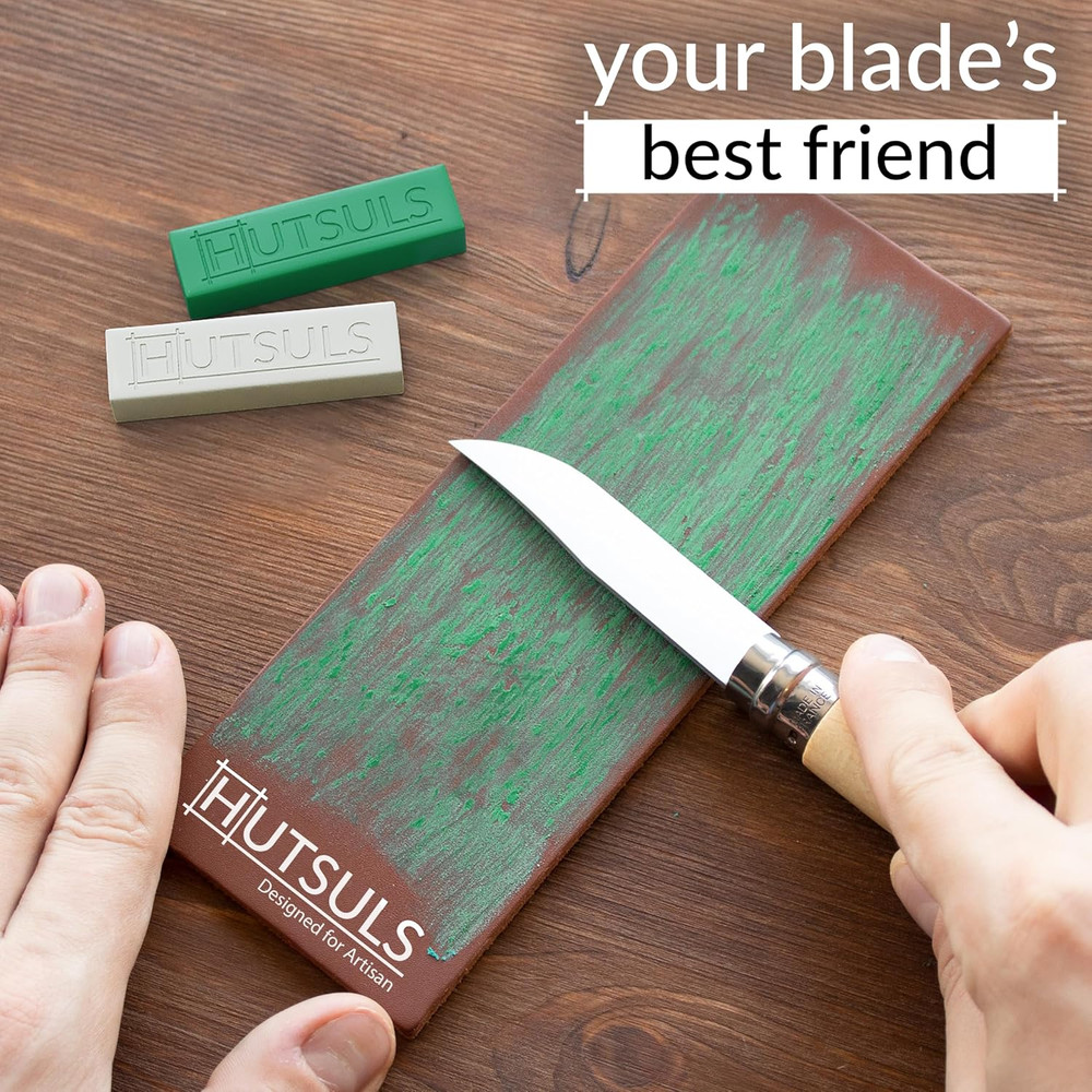 Knife Stropping Leather for Sharpening - Get Razor-Sharp Edges with Leather Stro