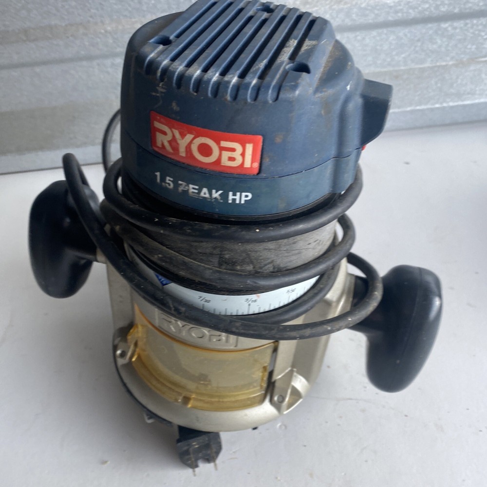 Ryobi R1801M1 Router With Fixed Base Tested Working (Base Plate Will Broken )