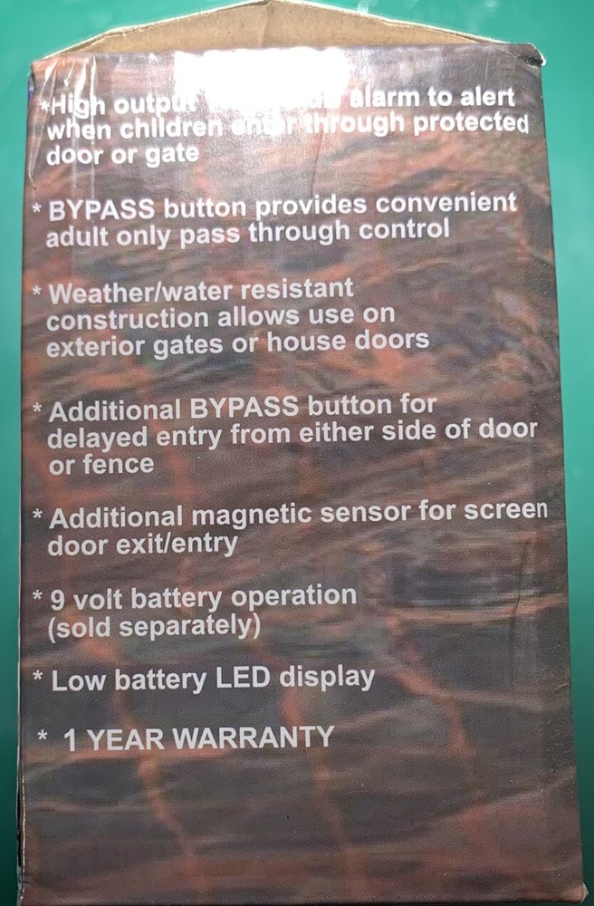 Safety Pool Alarm