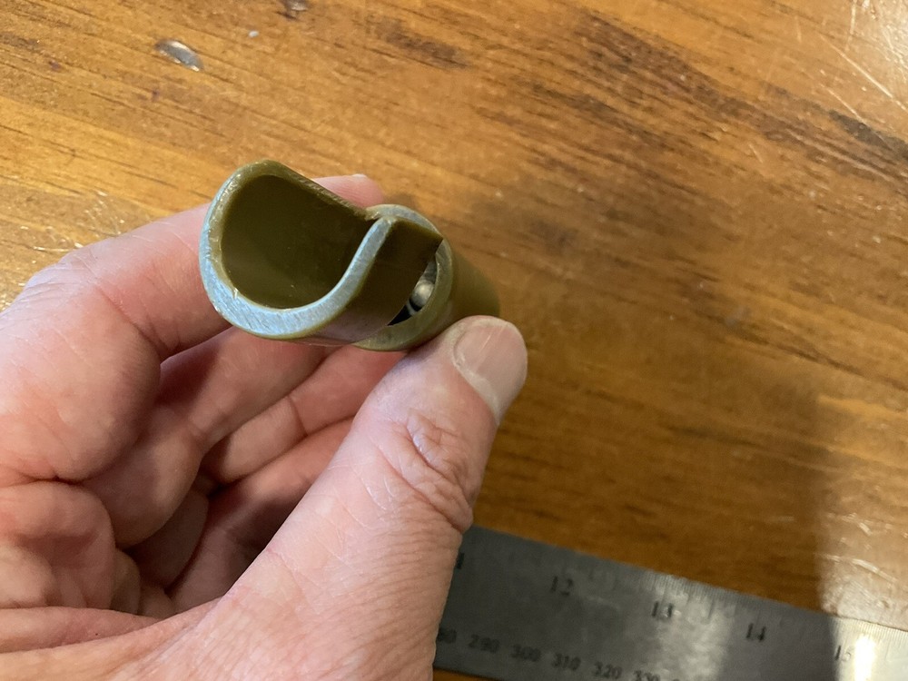 ORIGINAL WWII JAPANESE ARISAKA RIFLE MUZZLE COVER - CLEAN!