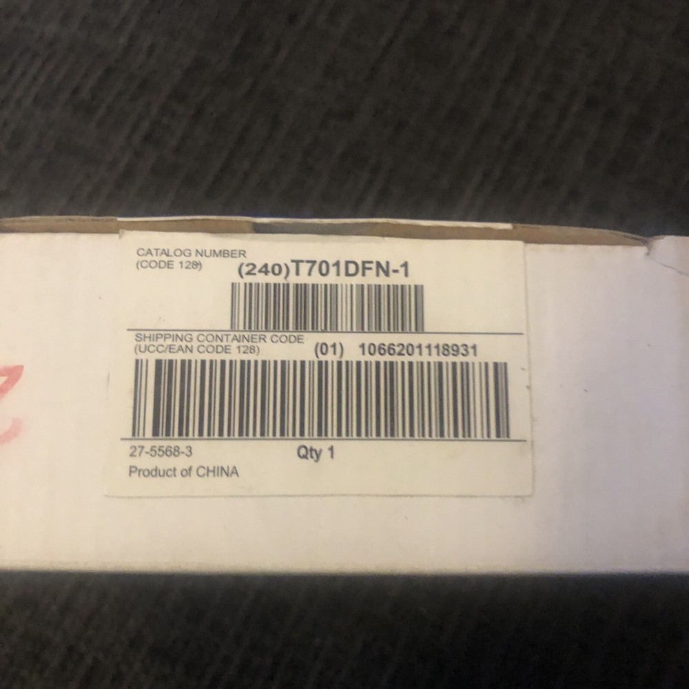 Johnson Controls Non Programmable Thermostat. Model T701DFN-1