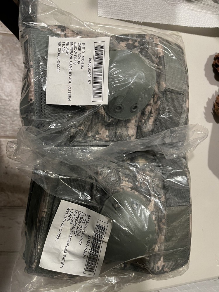 NEW USGI Military  Tactical Elbow Pads MEDIUM 2 pack