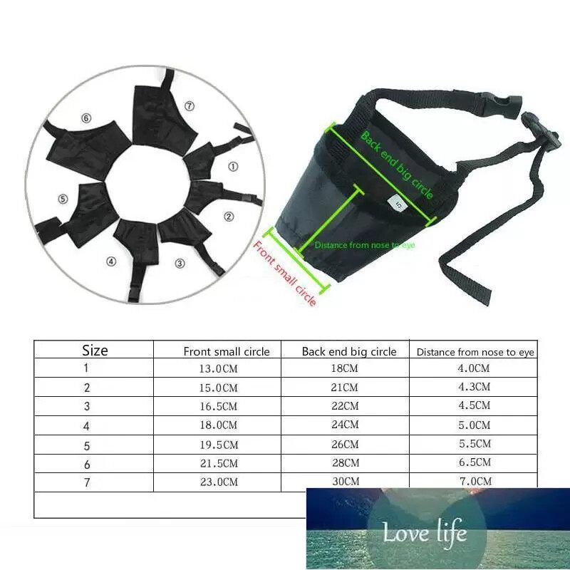 Dog Muzzle Anti Stop Bite Barking Biting Chewing Training Pet Soft Light Nylon