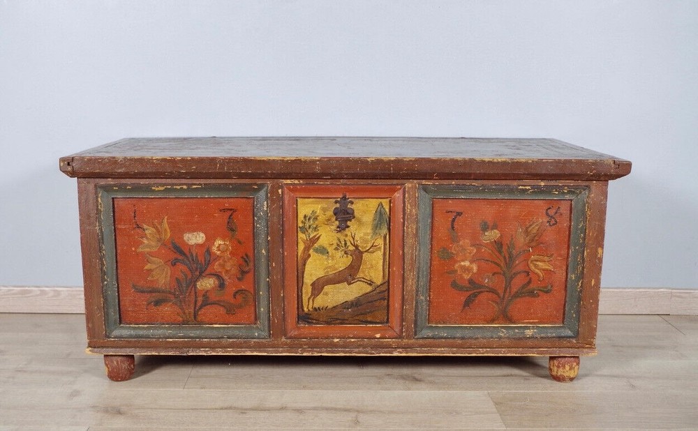 Folk Art Wedding Chest