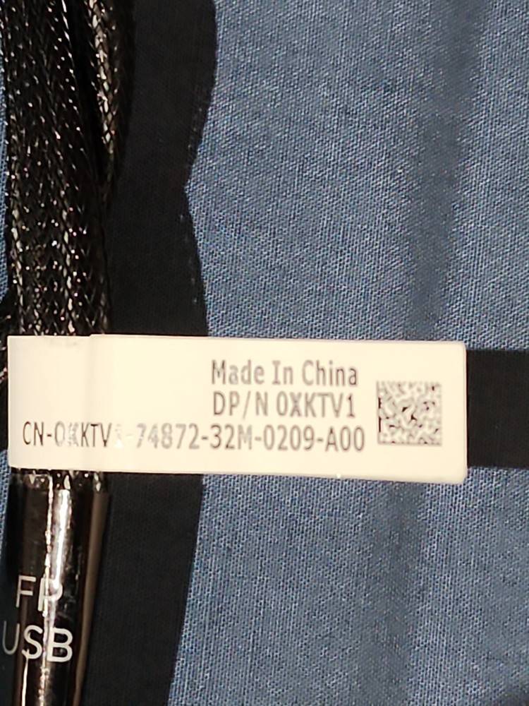 Front IO Control Panel Cable XKTV1 for Dell Poweredge R520 Server