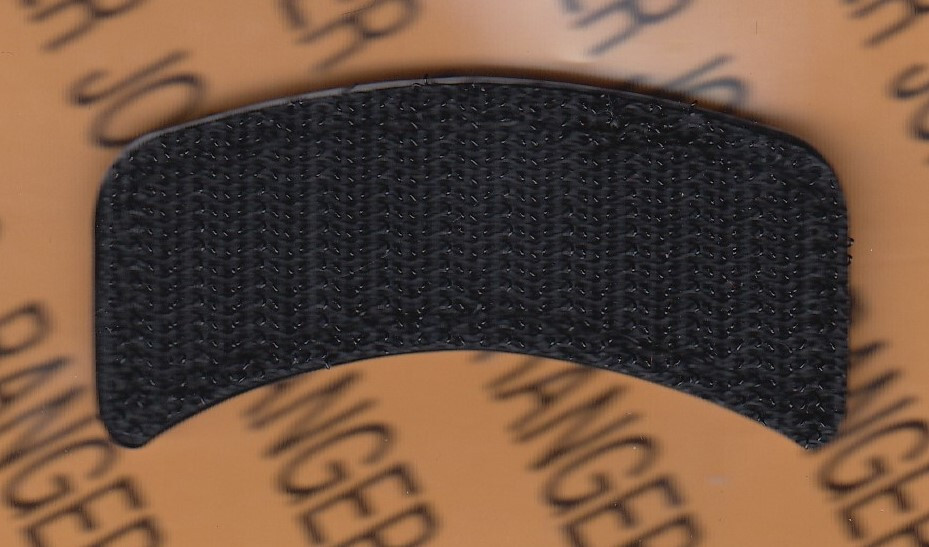 US Army RANGER qualification tab PVC w/ HOOK ~2.5" patch m/e