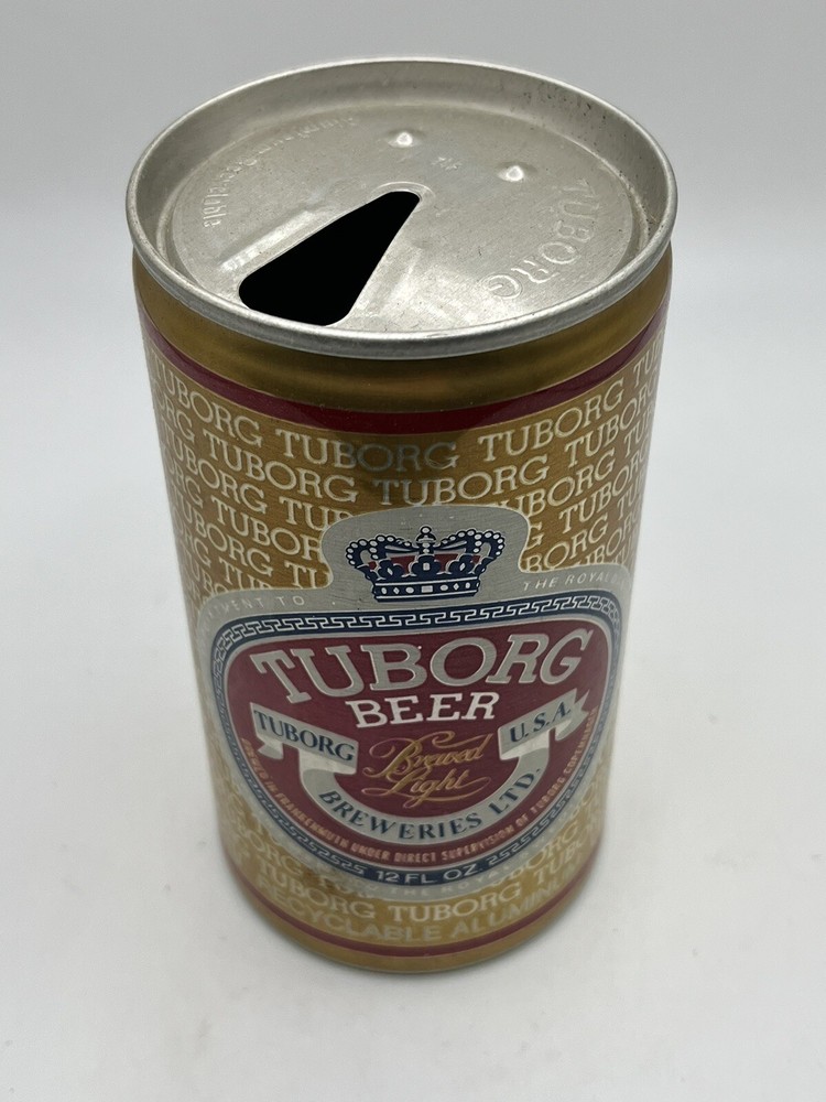 Tuborg Vintage Empty Beer Can 12oz Pull Tab