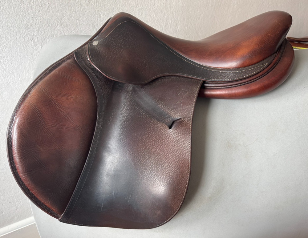 18" Antares Contact Saddle - 3A Flaps - 2013 - Grain / Buffalo