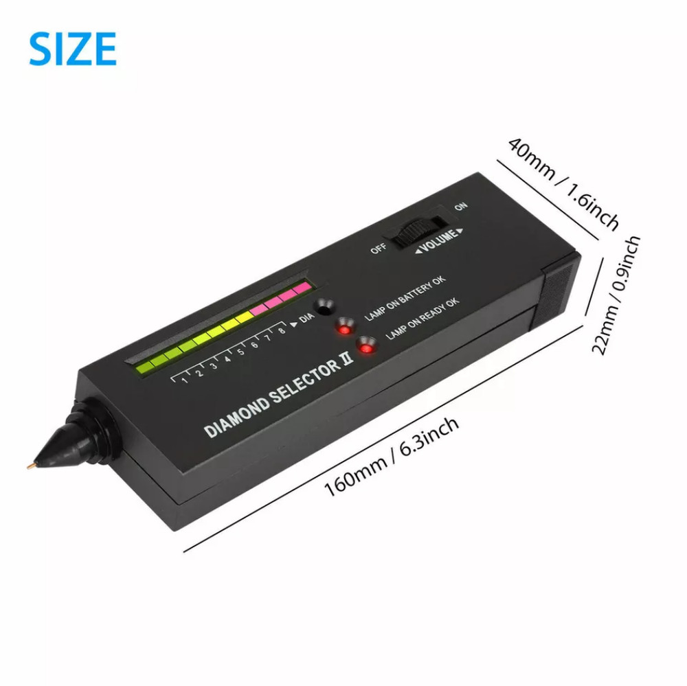 Gold Silver Diamond Tester Selector Gemstone Testing Kit Digital Electronic Tool