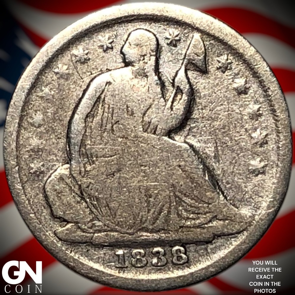 1838 Seated Liberty Half Dime Z5599